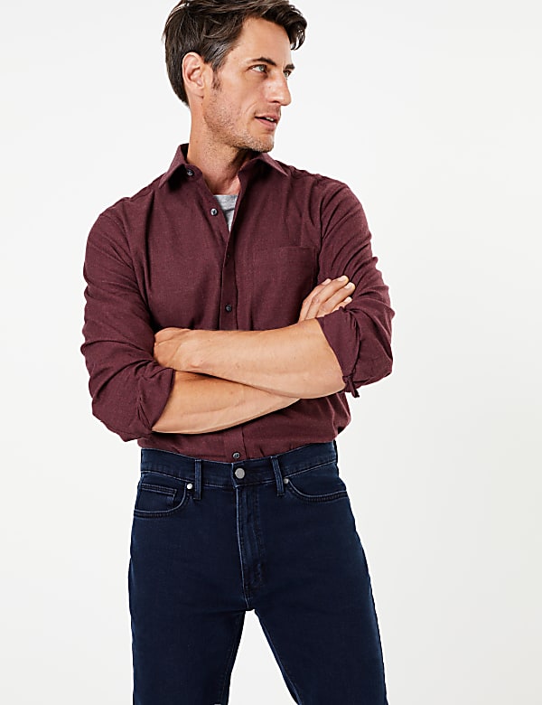 Regular Fit Cotton Twill Shirt