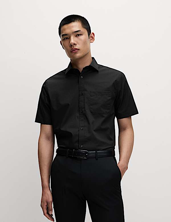 3pk Regular Fit Easy Iron Short Sleeve Shirts - SE