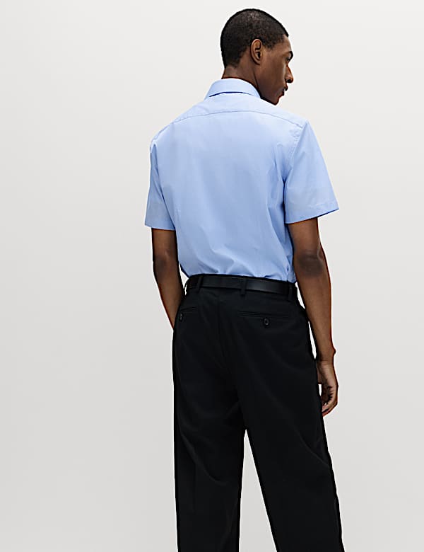 2 Pack Slim Fit Easy Iron Shirts - DK