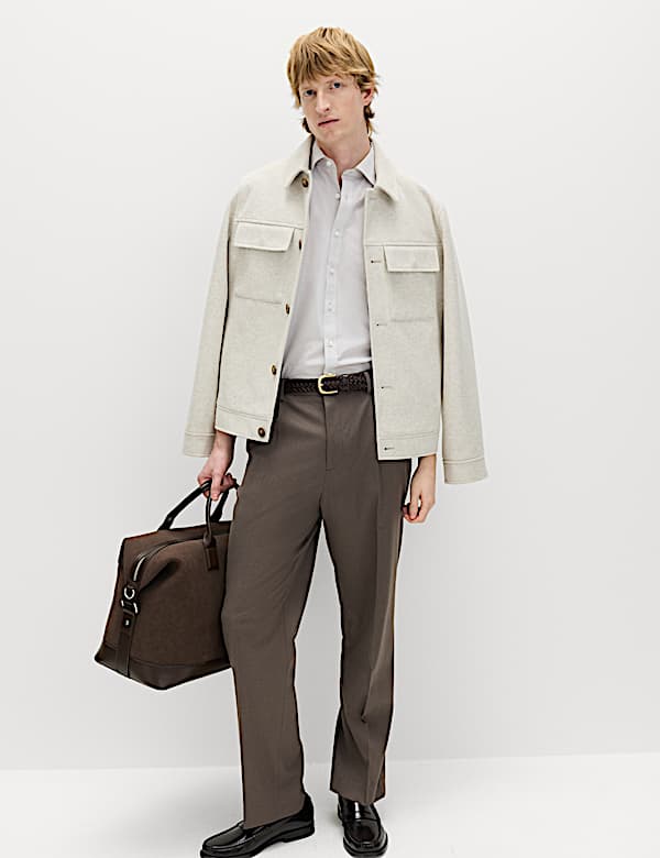 מארז 2 חולצות משובצות קלות לגיהוץ בגזרה רגילה - IL