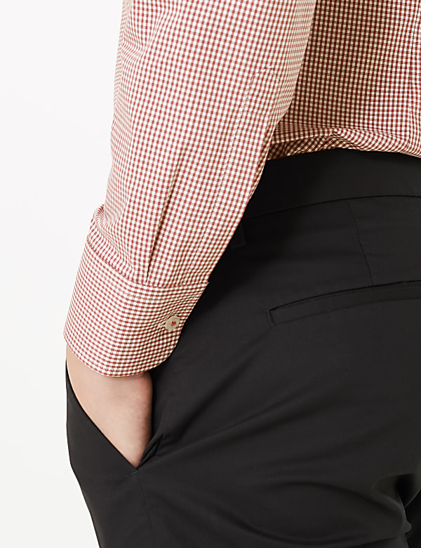 Slim Fit Easy Iron Cotton Rich Check Shirt