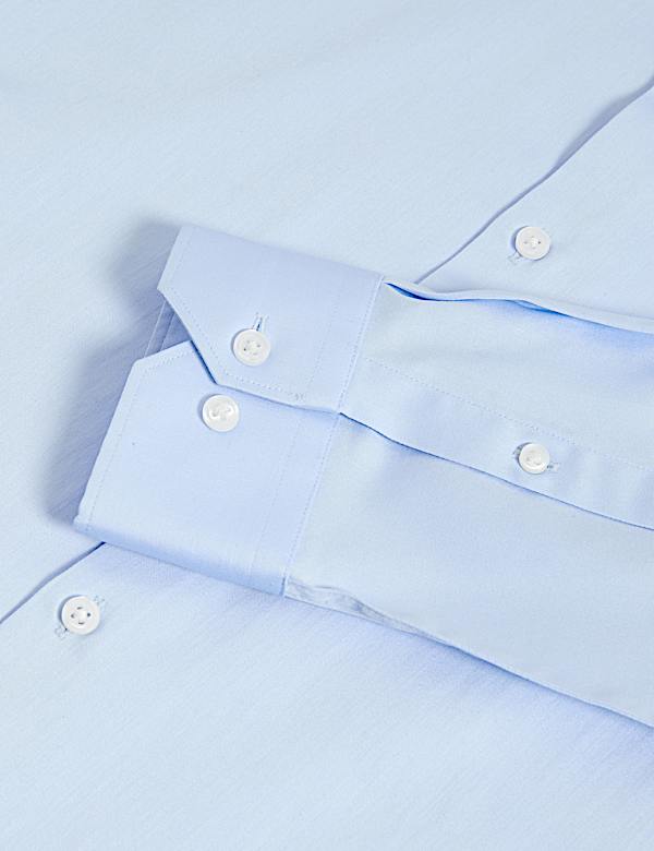 חולצת סטרץ' מכותנה טהורה בגזרה ישרה - IL