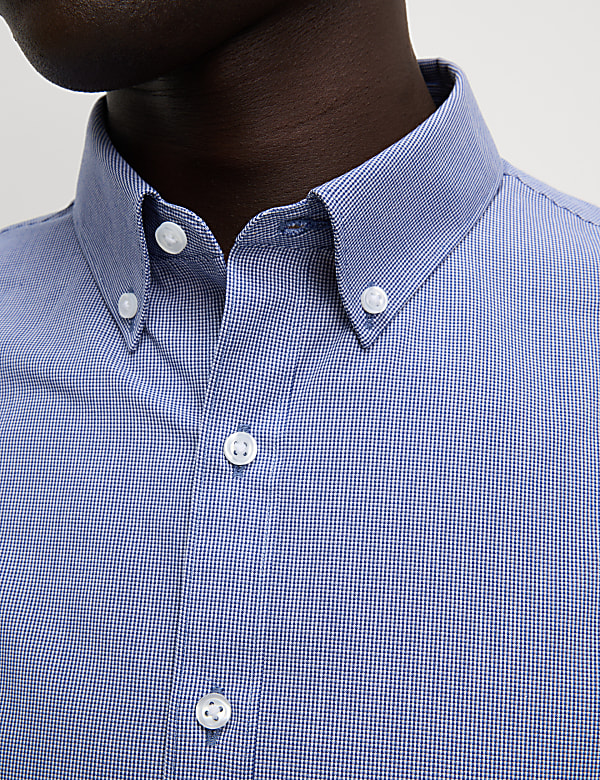 2pk Regular Fit Easy Iron Check Shirts