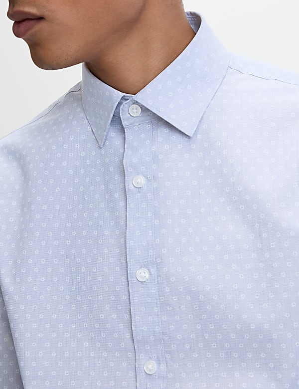 2pk Regular Fit Easy Iron Cotton Blend Shirts - JP