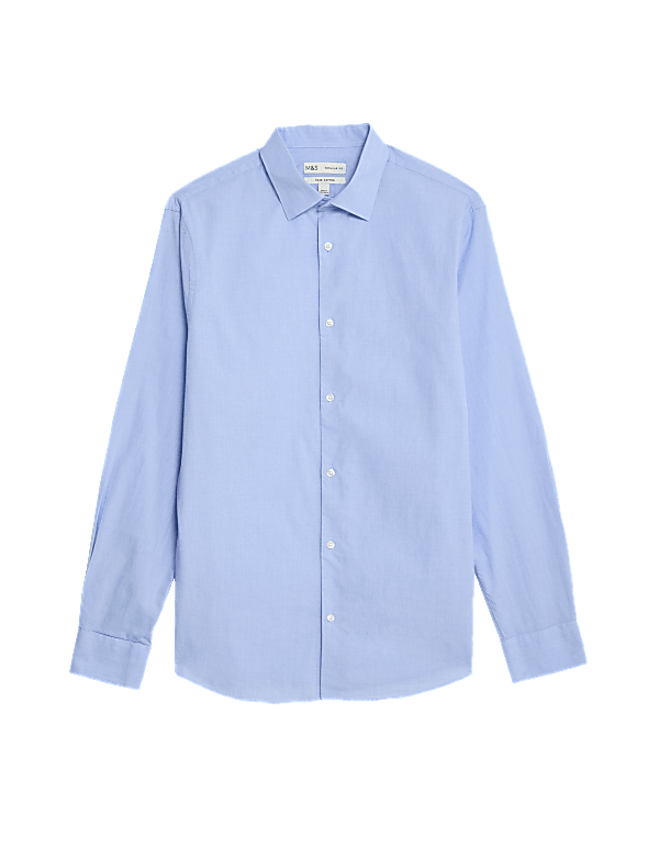 Regular Fit Pure Cotton Textured Shirt