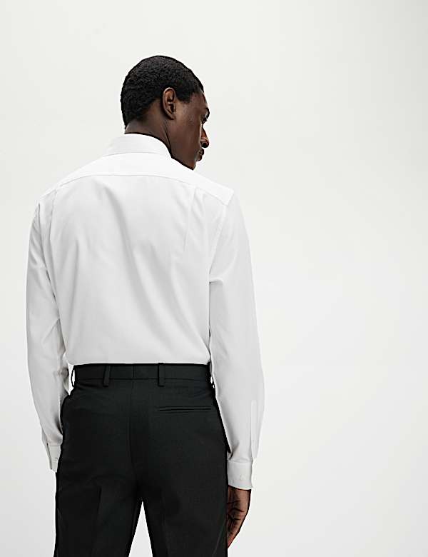 Regular Fit Non Iron Cotton Blend Shirt - US