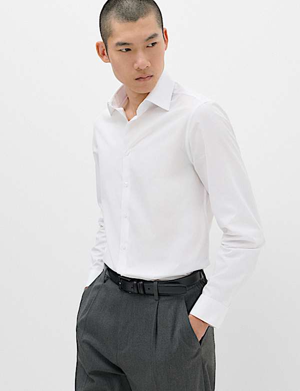 Extra Slim Fit Cotton Blend Shirt - JO
