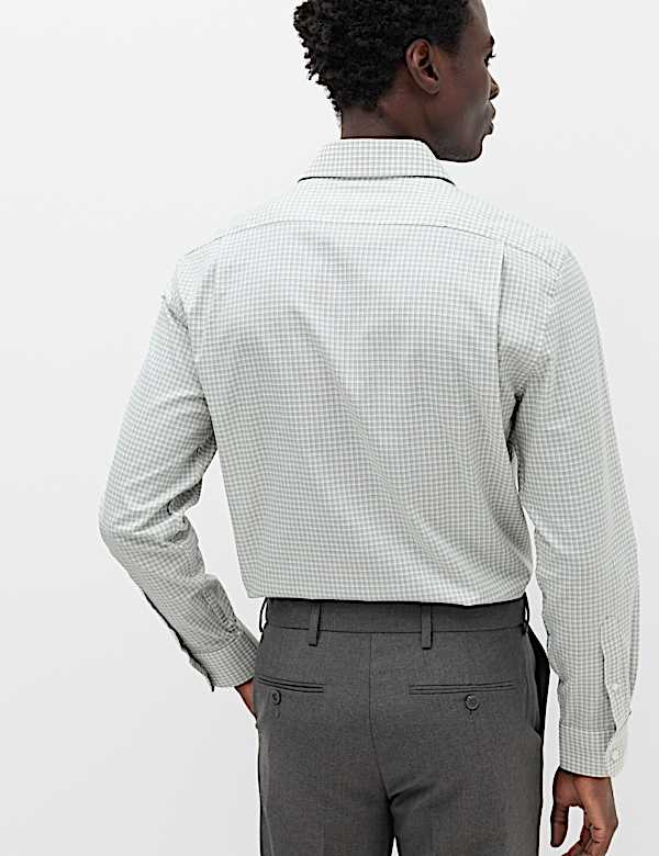 Regular Fit Pure Cotton Check Shirt