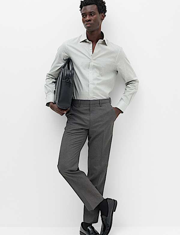 Regular Fit Pure Cotton Check Shirt