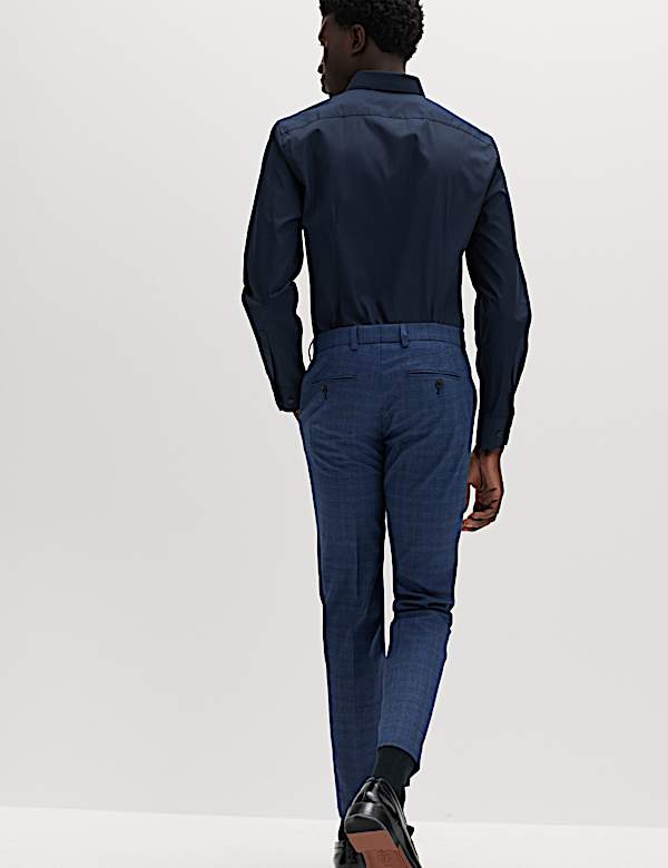 Slim Fit Easy Iron Cotton Blend Shirt - NZ