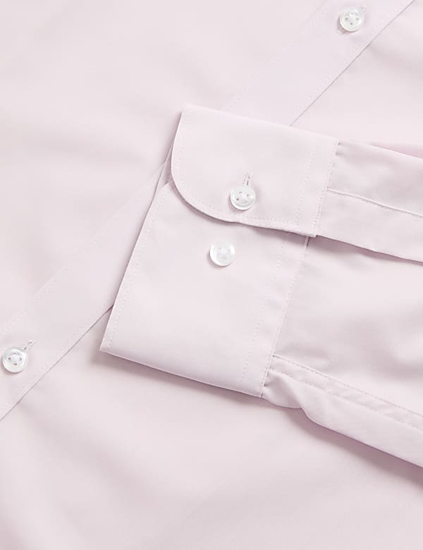 Regular Fit Easy Iron Cotton Blend Shirt
