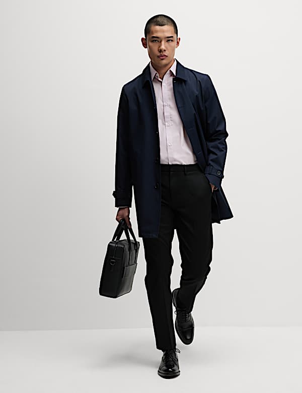Regular Fit Easy Iron Cotton Blend Shirt