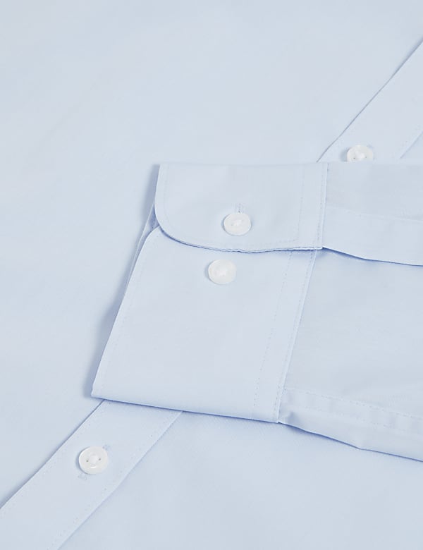 Regular Fit Easy Iron Cotton Blend Shirt