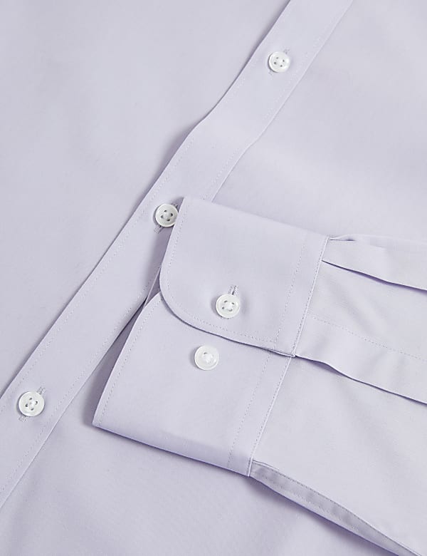 Regular Fit Easy Iron Cotton Blend Shirt