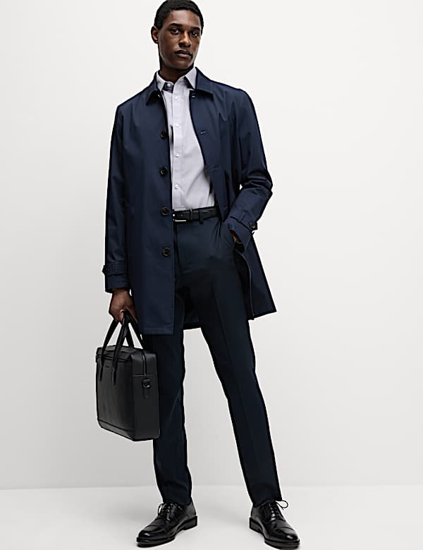 Regular Fit Easy Iron Cotton Blend Shirt