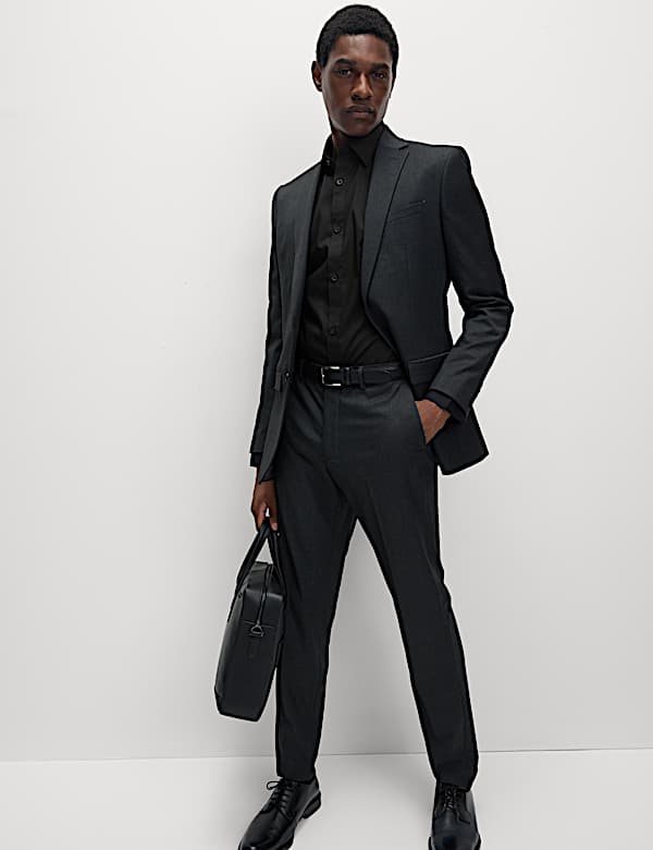 Regular Fit Easy Iron Cotton Blend Shirt