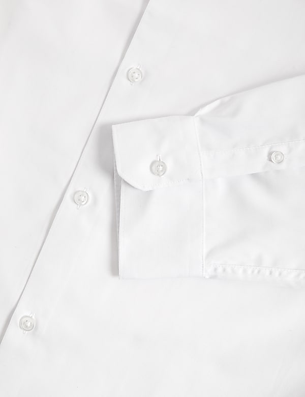 Regular Fit Easy Iron Cotton Blend Shirt