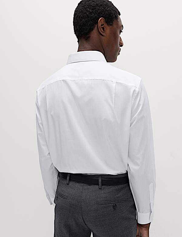 Regular Fit Cotton Blend Shirt - US