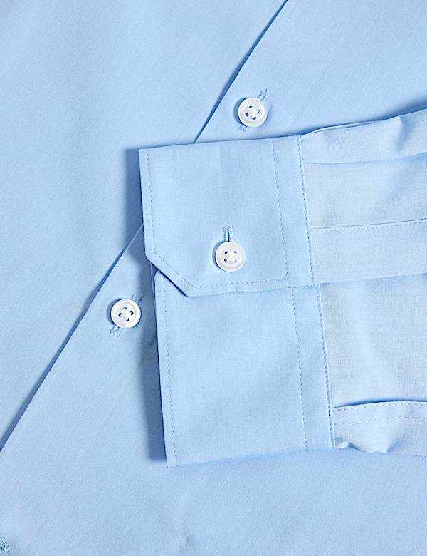 Easy Iron Slim Fit Cotton Blend Shirt - US