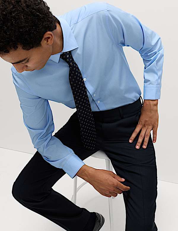 Easy Iron Slim Fit Cotton Blend Shirt - US