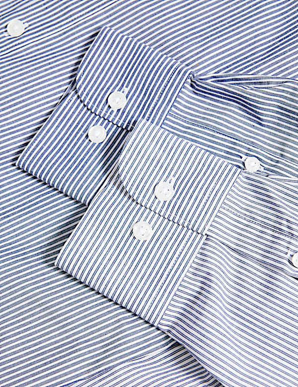 2pk Regular Fit Easy Iron Cotton Blend Poplin Shirts
