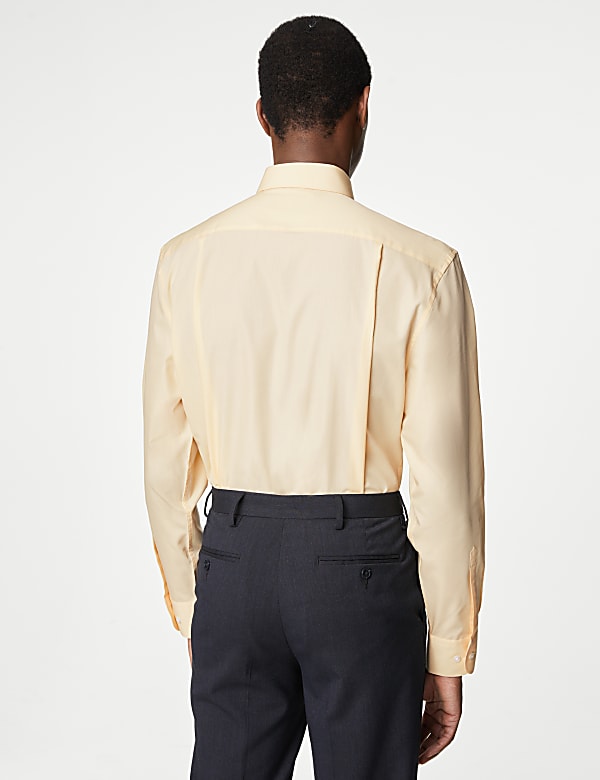 Regular Fit Easy Iron Cotton Blend Shirt