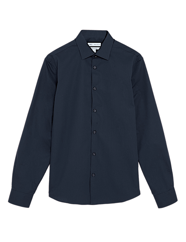 Regular Fit Easy Iron Pure Cotton Shirt