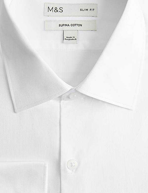 Slim Fit Pure Cotton Shirt - AL