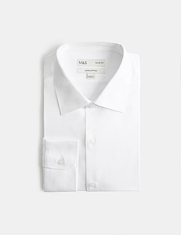 Slim Fit Pure Cotton Shirt - AL