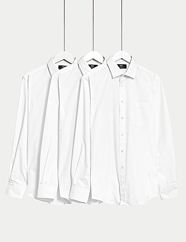 3pk Tailored Fit Easy Iron Long Sleeve Shirts - VN