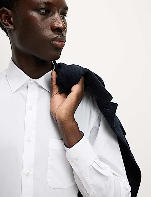 Łatwe w prasowaniu koszule o kroju skinny fit z mieszanki bawełny, 2 szt. - PL