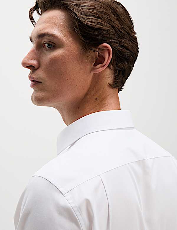 מארז 3 חולצות מתערובת כותנה באורך קצר יותר ב-5 ס"מ - IL