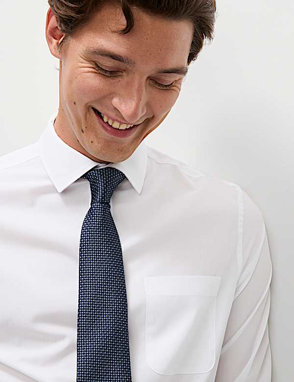 מארז 3 חולצות מתערובת כותנה באורך קצר יותר ב-5 ס"מ - IL