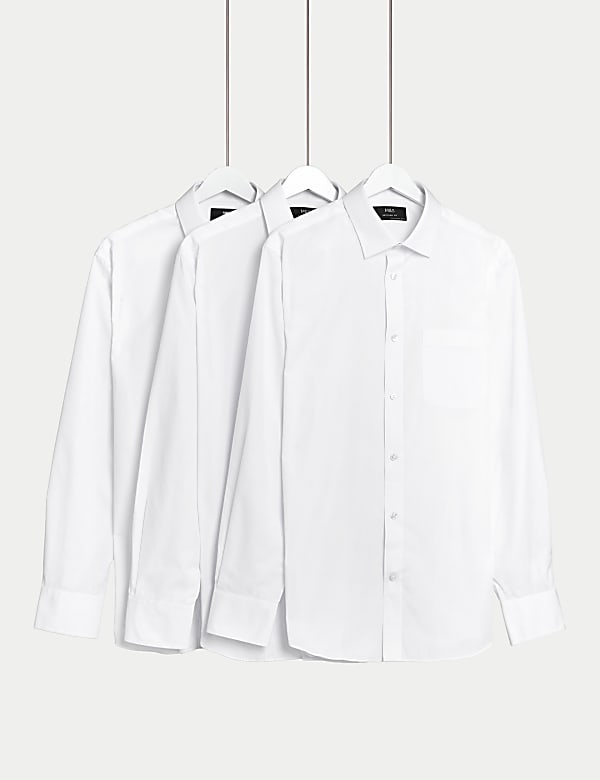 3pk Regular Fit Easy Iron Long Sleeve Shirts - PL