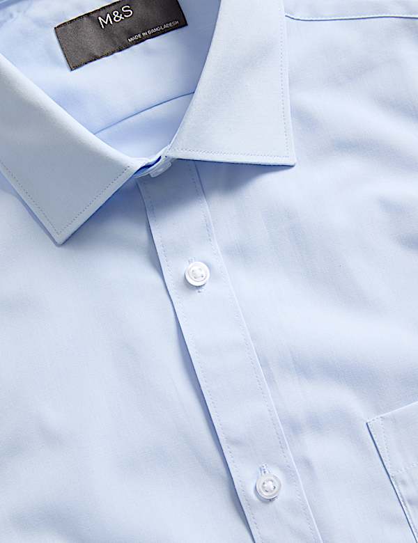 3pk Slim Fit Easy Iron Shirts