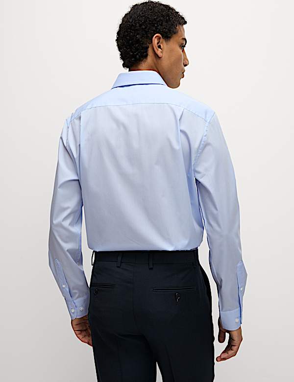 3pk Regular Fit Easy Iron Long Sleeve Shirts - HR