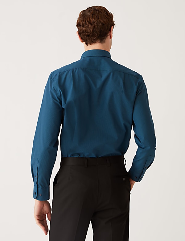 2pk Regular Fit Cotton Blend Long Sleeve Shirts
