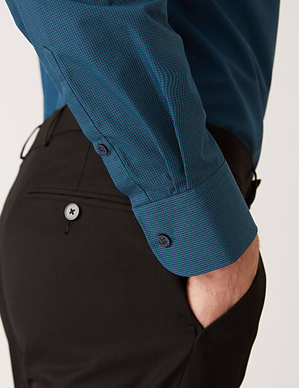 2pk Regular Fit Cotton Blend Long Sleeve Shirts