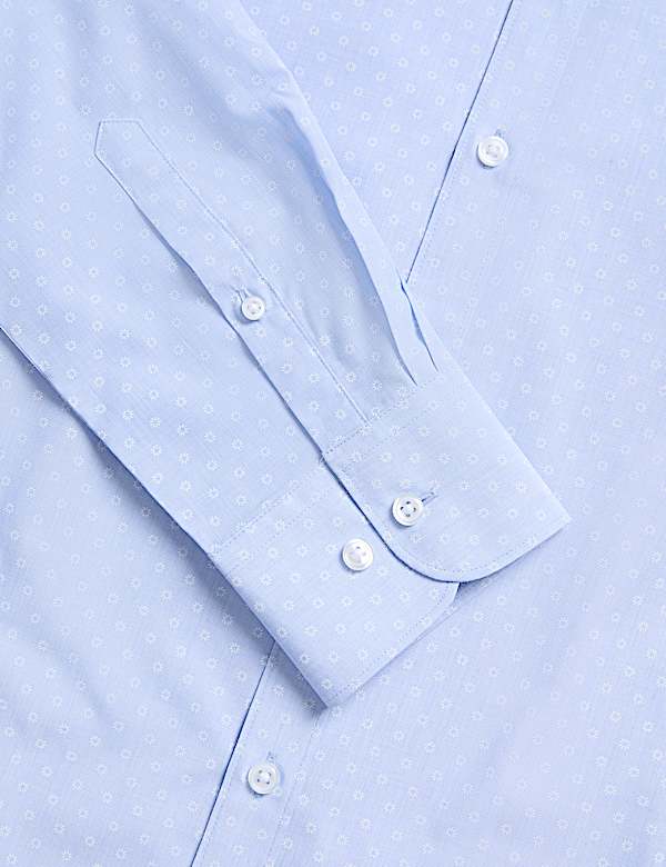 2pk Slim Fit Easy Iron Printed Shirts