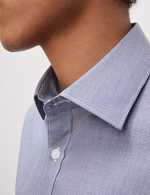 2pk Slim Fit Easy Iron Cotton Blend Shirts - JP