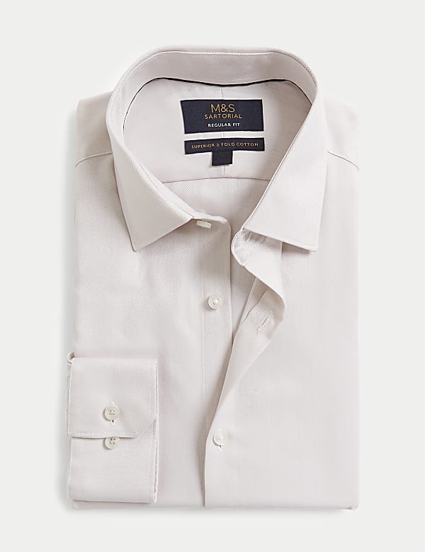 Camisa de espiga de ajuste estándar 100% algodón - ES