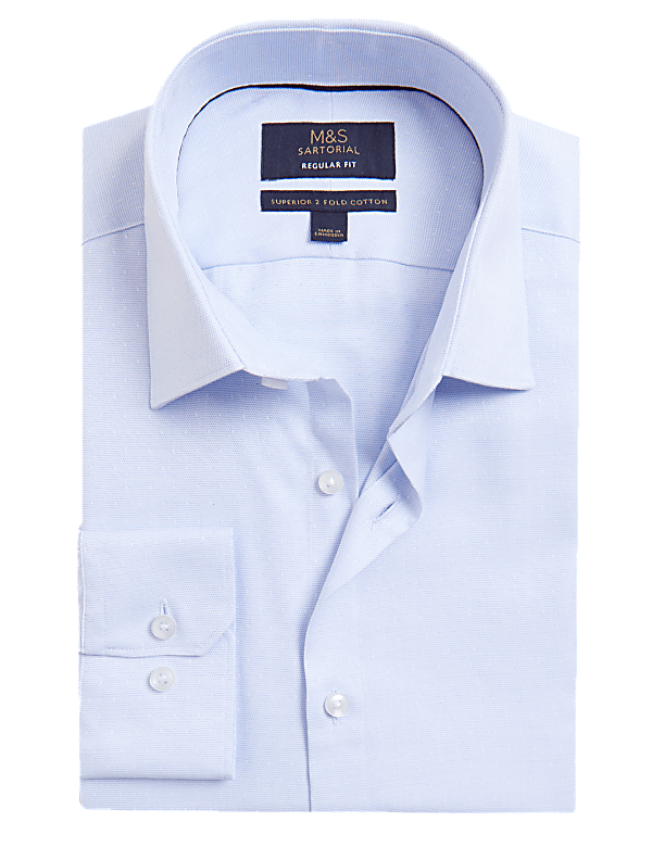 Regular Fit Easy Iron Pure Cotton Shirt