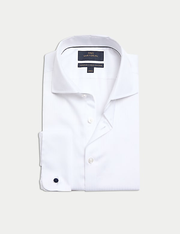 Slim Fit Luxury Cotton Striped Shirt - CZ