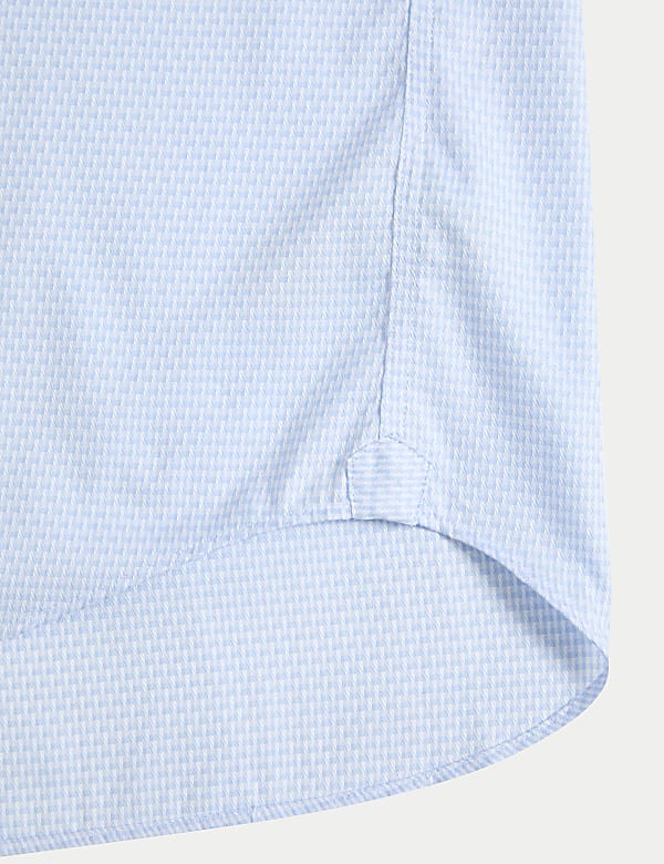 Regular Fit Luxury Pure Cotton Textured Shirt - JO