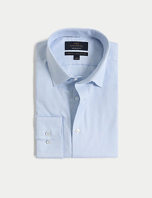 Regular Fit Luxury Cotton Checked Shirt - PT