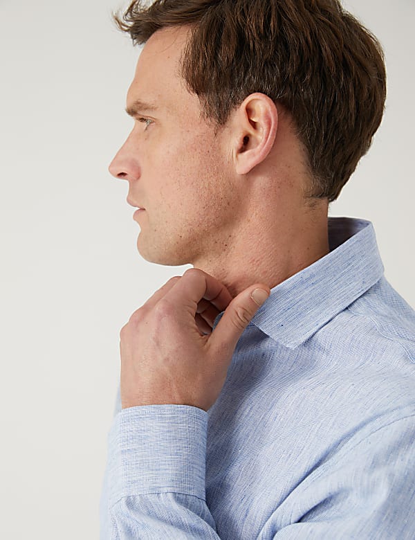 Tailored Fit Italian Linen Miracle™ Shirt