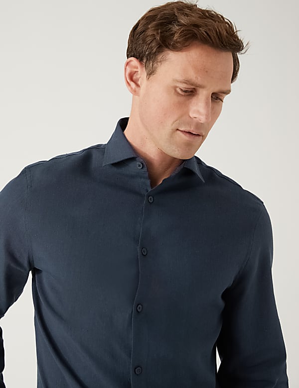 Tailored Fit Italian Linen Miracle™ Shirt