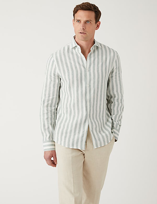 Tailored Fit Italian Linen Miracle™ Shirt