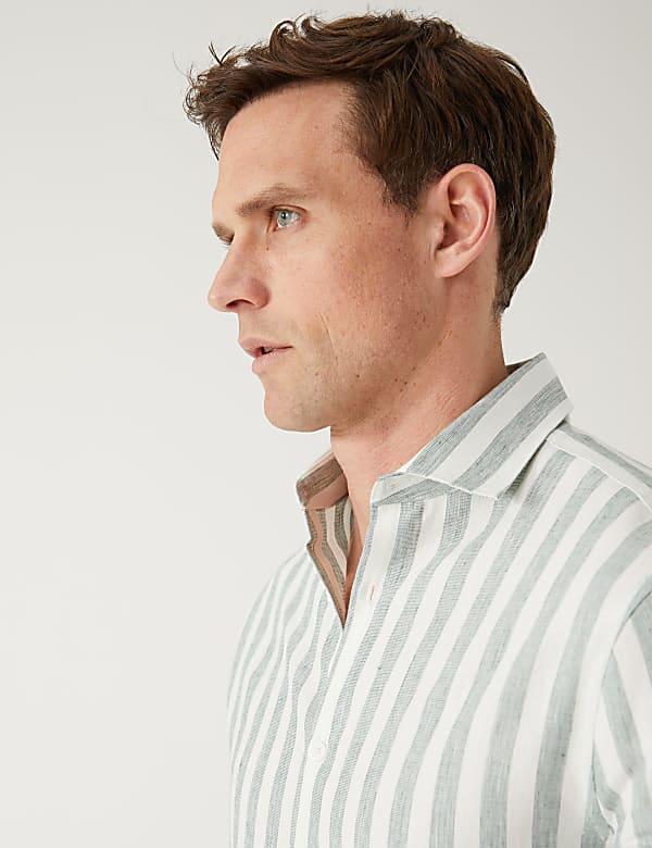 Tailored Fit Italian Linen Miracle™ Shirt