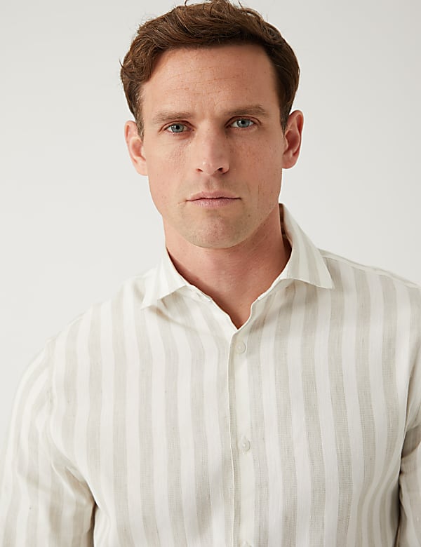 Tailored Fit Italian Linen Miracle™ Shirt